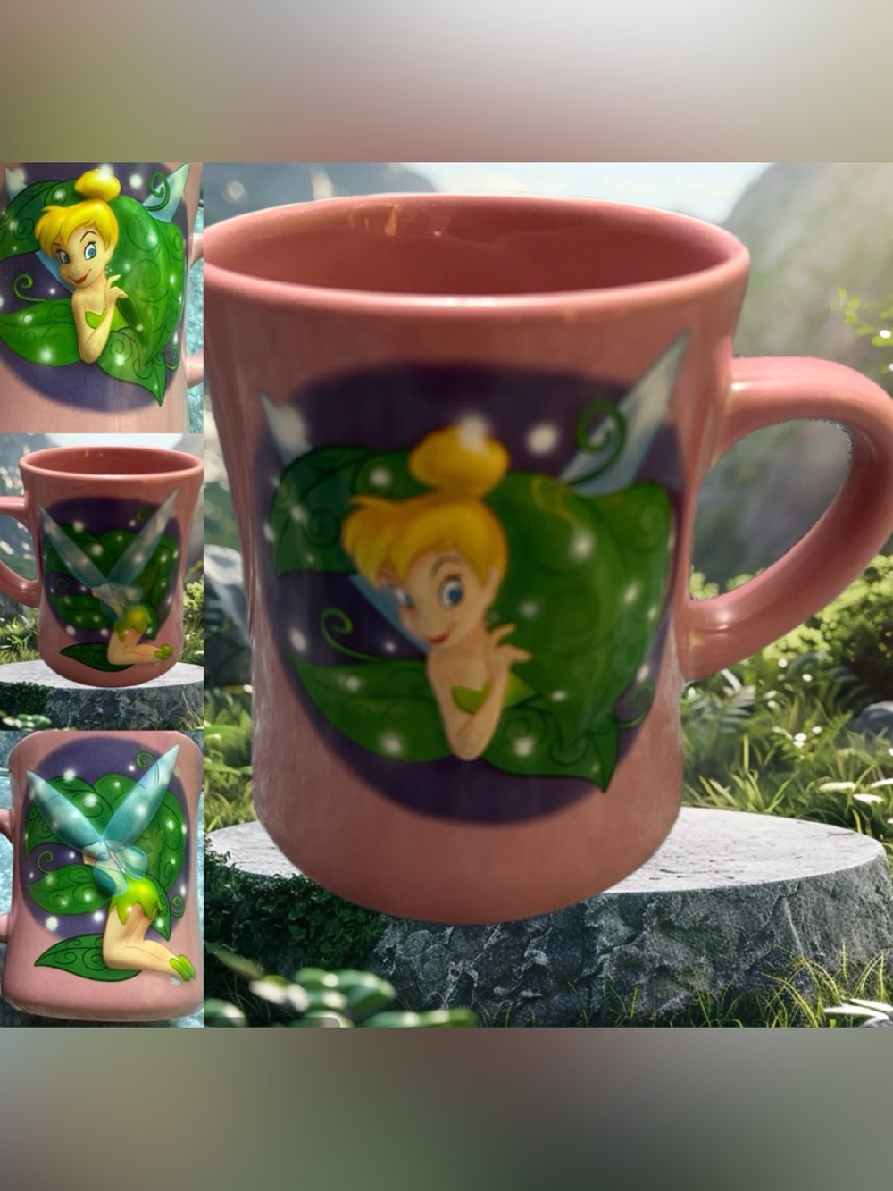 Disney Store Tinkerbell 3D ceramic mug